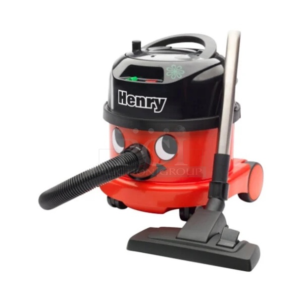 BRAND NEW SCRATCH AND DENT! NaceCare Solutions 358K8027114 Henry ProVac PPR 240 K-8027114 2.5 Gallon Corded Canister Vacuum with AST6 15" Carpet Productivity Kit. 120 Volts, 1 Phase. Tested and Working!