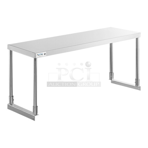 BRAND NEW SCRATCH AND DENT! Avantco 178SS1246 Stainless Steel Single Deck Overshelf
