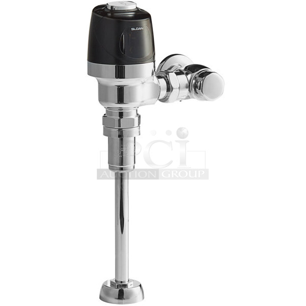 BRAND NEW SCRATCH AND DENT! Sloan 8186-1 5093790013 8186-1.0 Polished Chrome Single Flush Sensor Flushometer for Urinals (1 GPF)