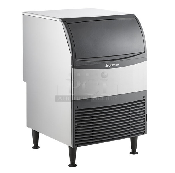 BRAND NEW SCRATCH AND DENT! 2024 Scotsman UC2024SA-1A Stainless Steel Commercial Undercounter Self Contained Ice Machine. 115 Volts, 1 Phase.