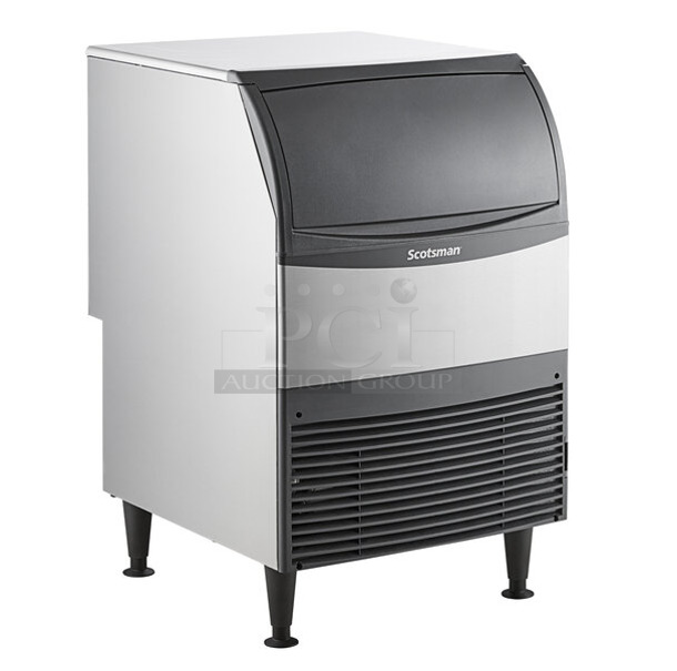BRAND NEW SCRATCH AND DENT! 2024 Scotsman UC2024SA-1A Stainless Steel Commercial Undercounter Self Contained Ice Machine. 115 Volts, 1 Phase. - Item #1127553