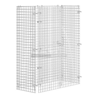 BRAND NEW SCRATCH & DENT! 460ECSC2448 Regency NSF Chrome Wire Security Cage - 24" x 48" x 61". May Be Missing Pieces.