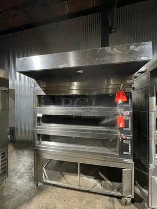 AMAZING! Miwe Commercial Electric Condo Triple Deck Oven! All Stainless Steel! On Casters! 208V! Model: CO31408 SN: 702515!