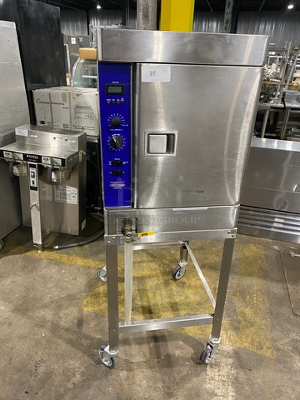 Stellar Steam Commercial Electric Powered Steamer! All Stainless Steel! On Commercial Castors! MODEL CAPELLA SN:021206073 208V