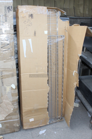 BRAND NEW SCRATCH & DENT! Chrome Wire Shelfs. 2 Sizes. 24x48 & 24x60. 2x Your Bid