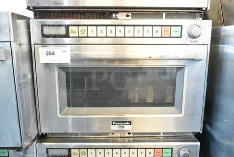 Panasonic NE-3280 Stainless Steel Commercial Countertop Electric Powered Microwave Oven. 