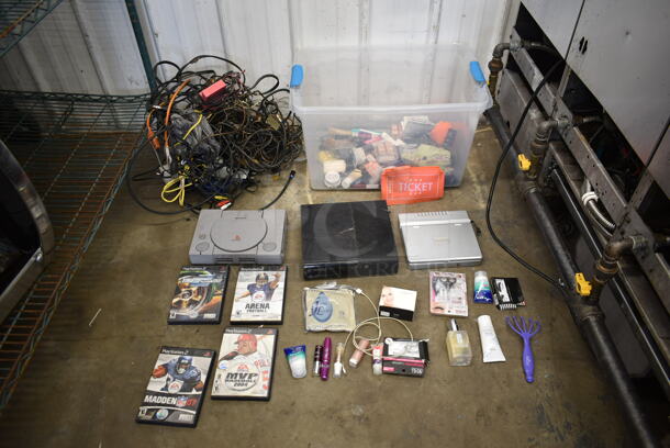 ALL ONE MONEY! Lot of Various Items Including PlayStation, Xbox 360, Video Games, Make Up and Candle Melts