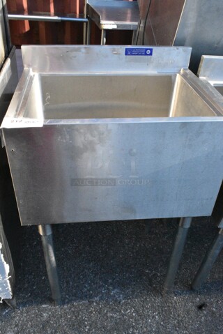 Stainless Steel Ice Bin.