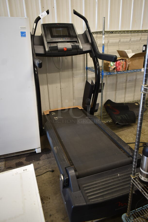 Freemotion i11.9 Metal Commercial Floor Style Treadmill. Tested and Powers On But Screen and Controls Do Not Work