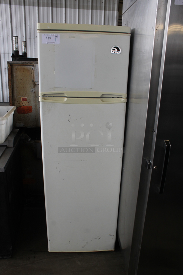Igloo FR 1082 Metal Cooler Freezer Combo Unit. 115 Volts, 1 Phase. Tested and Working!