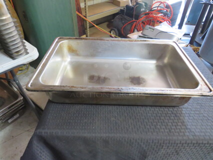 One Full Size 6 Inch Deep Chafer Base. 