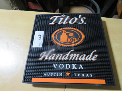 One Titos Bar Mat.