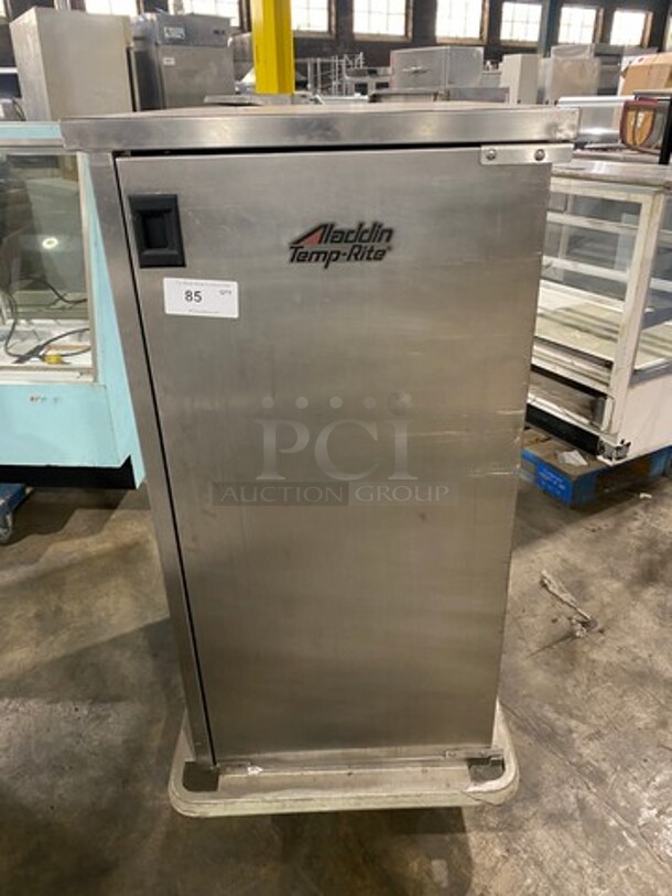 Temp Rite Commercial Single Door Enclosed Pan Rack! Solid Stainless Steel! On Casters!