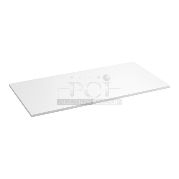 BRAND NEW SCRATCH AND DENT! Regency 600PSWT2448F 24" x 48" Poly Table Top for 24" x 48" Poly Top Table without Backsplash