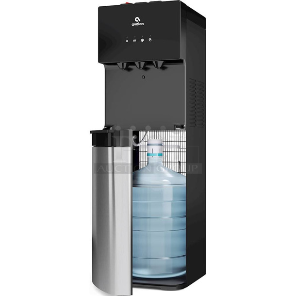 BRAND NEW IN BOX! Avalon A4BLWTRCLR Stainless Steel Bottom Loading Water Cooler. 115 Volts, 1 Phase. - Item #1127043