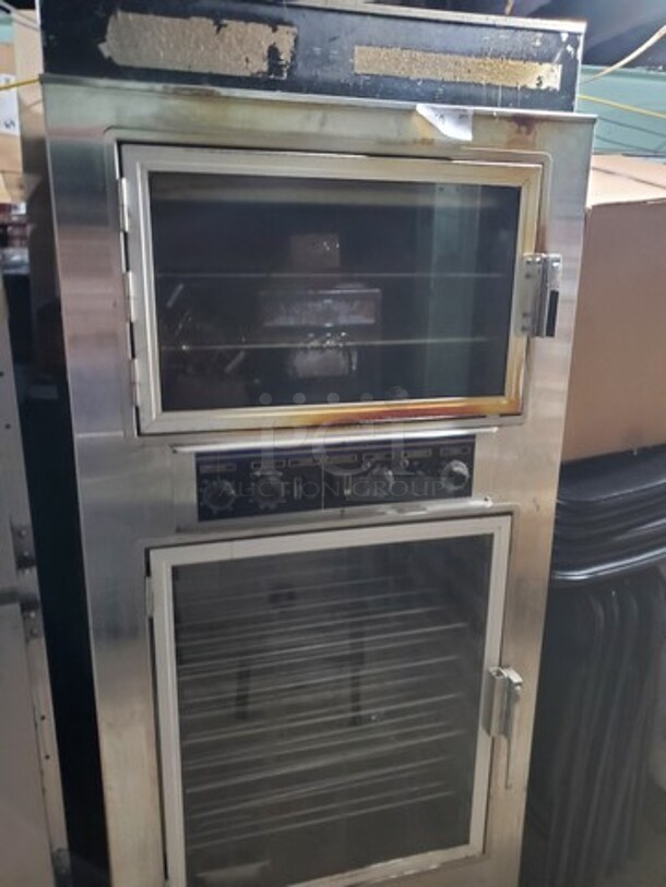 NU-VU SUB-123 Electric Oven/Proofer
*One door handle is broken*
Good Working Condition
On Casters
120/208 V
3+N PH
21 Amps - Item #1141044