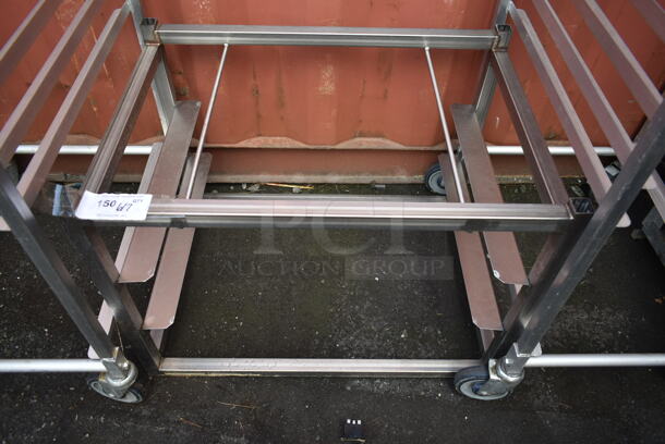 Metal Commercial Pan Transport Rack on Commercial Casters. - Item #1116983