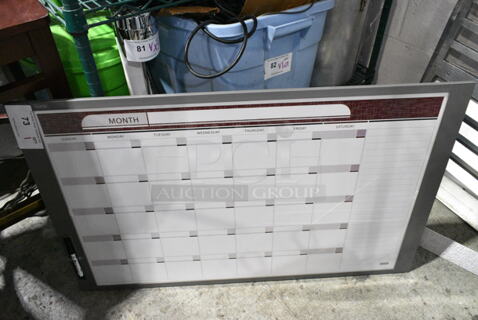 72982 Whiteboard Calendar. 