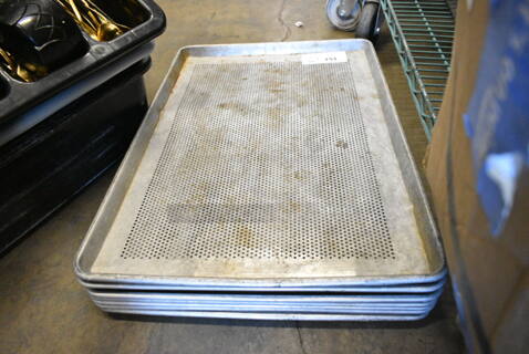 7 Metal Full Size Baking Pans. 7 Times Your Bid!