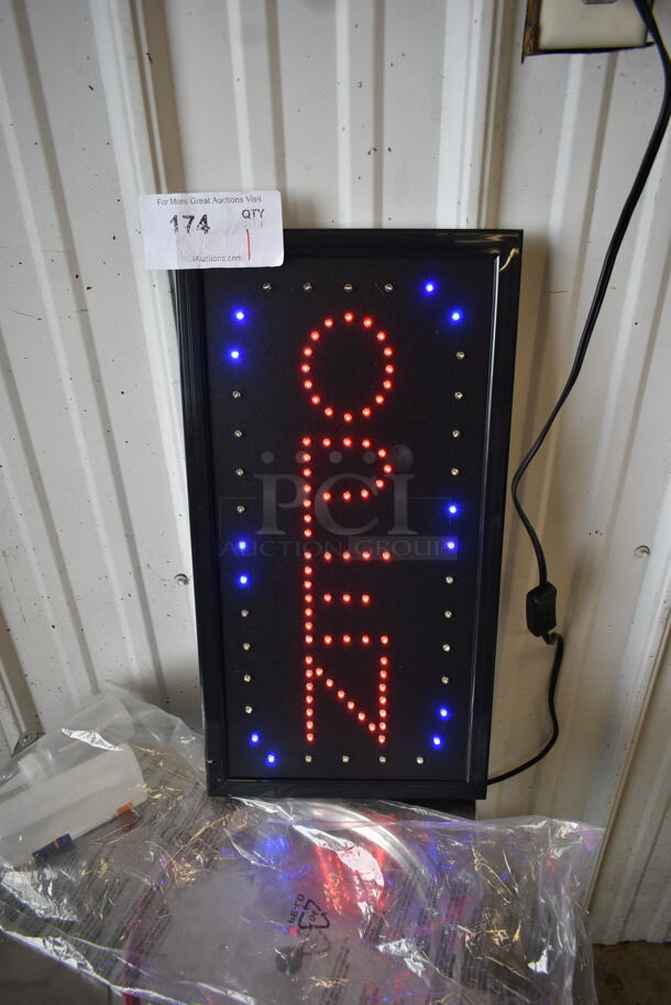 Open Light Up Sign. Tested and Working!