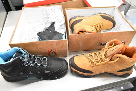 2 BRAND NEW! Pairs of Hiking Boots 8.5 and 5.5. 2 Times Your Bid! 