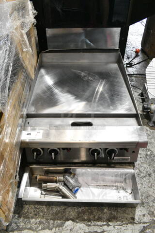 2024 Garland GTGG24-GT24M 24" Natural Gas Countertop Griddle with Thermostatic Controls. 