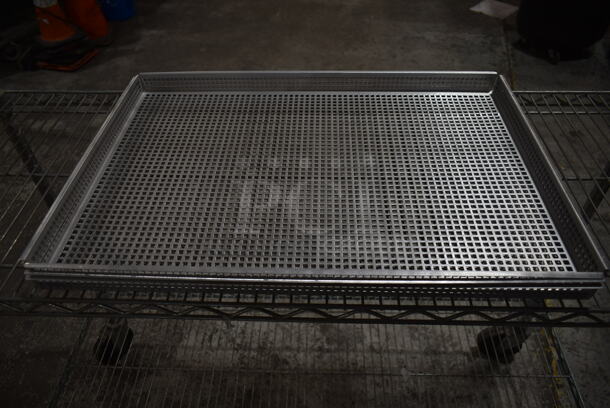 Box of 34 BRAND NEW! Metal Perforated Tray.