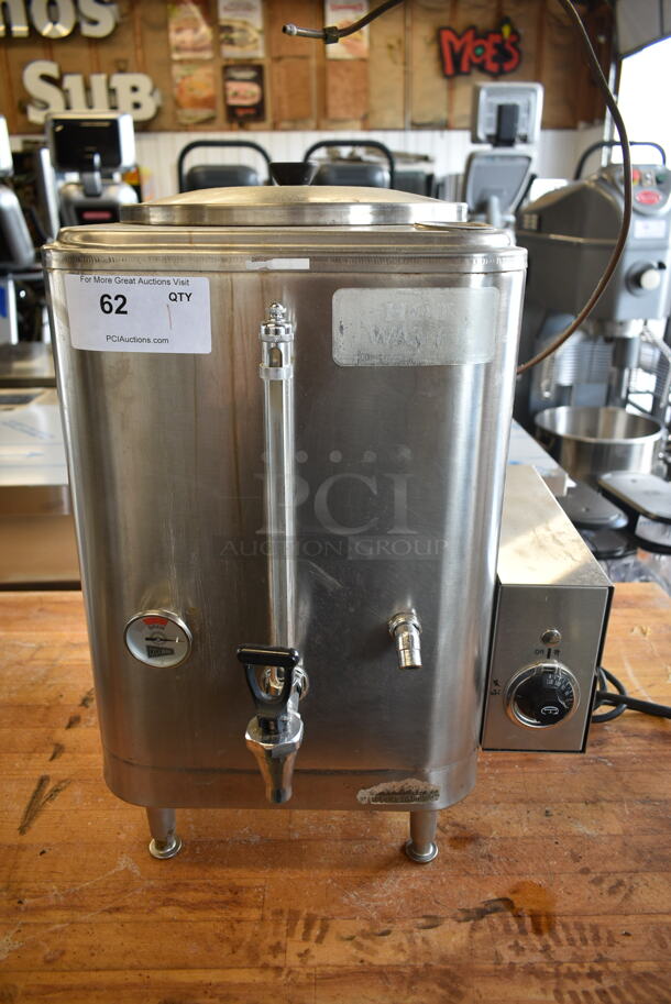 Stainless Steel Commercial Countertop Coffee Urn Coffee Machine. 250 Volts.