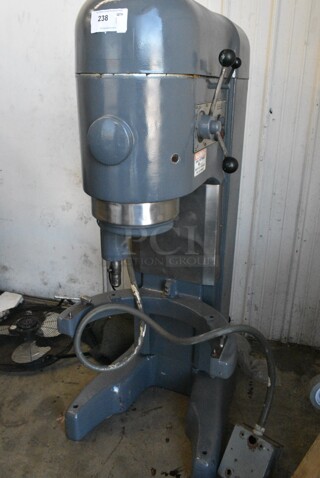 Hobart M802 Metal Commercial Floor Style 80 Quart Planetary Dough Mixer. 240 Volts, 3 Phase.