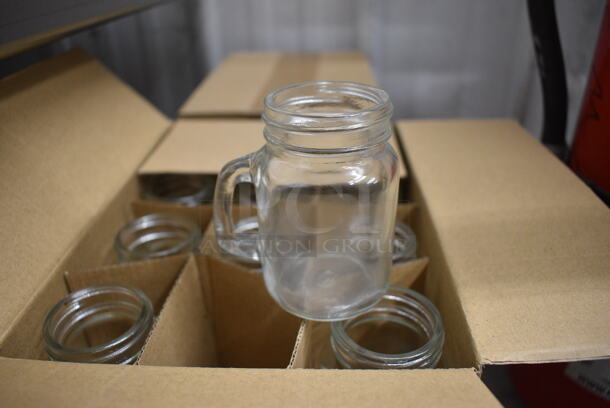 6 Boxes of 12 BRAND NEW! Acopa Mini Drinking Jars. 3x2x3.5. 6 Times Your Bid!