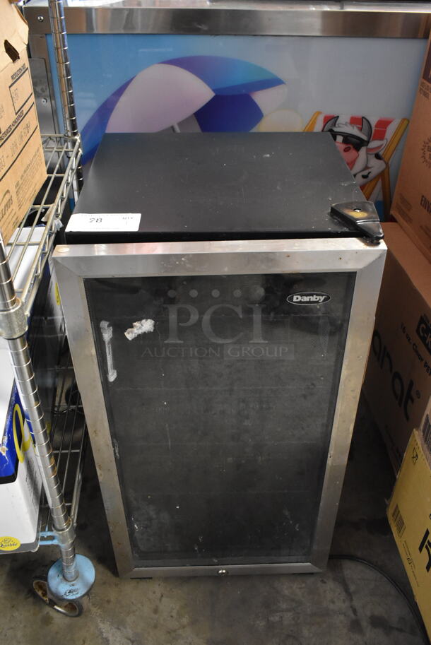 Danby DBC120BLS-3 Metal Mini Cooler Merchandiser. 115 Volts, 1 Phase. Tested and Working!