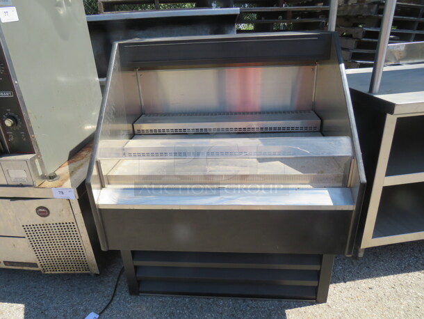 One Randell Air Curtain Grab And Go Refrigerated Display Case. Not Working. Model# SSAC-40BSC. 115 Volt. $8962.00.  40X35X47