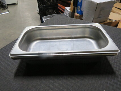 1/3 Size 2.5 Inch Deep Hotel Pan. 3XBID