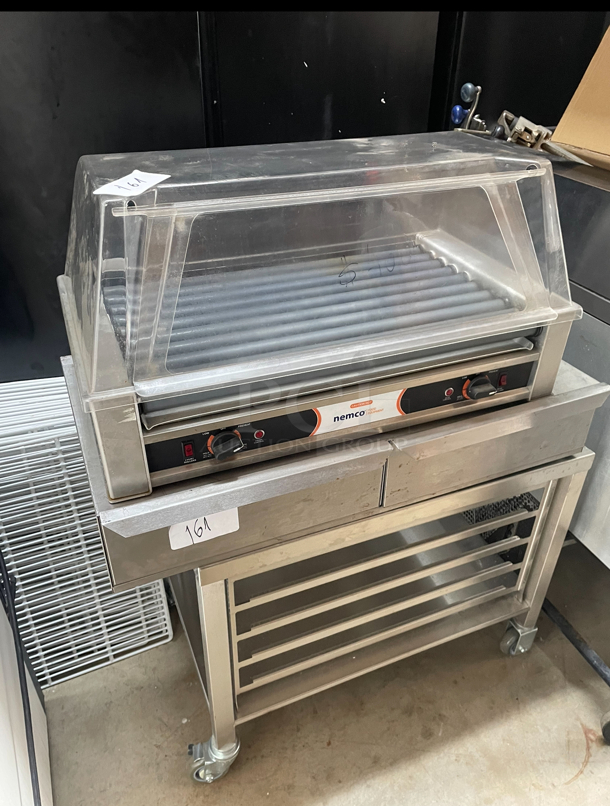 Hot Dog Roller w Bun Cabinet. 120V.