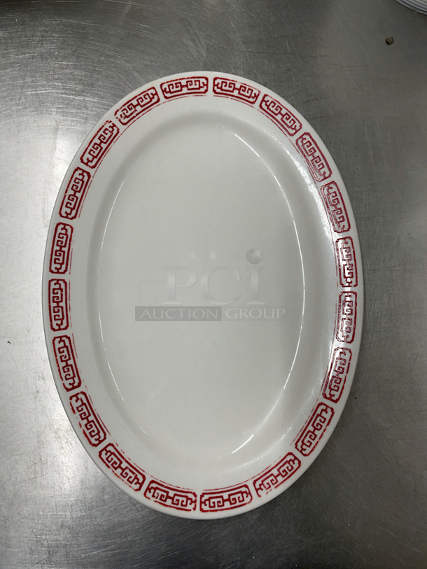 12" Oval China Platter. 13x Your Bid