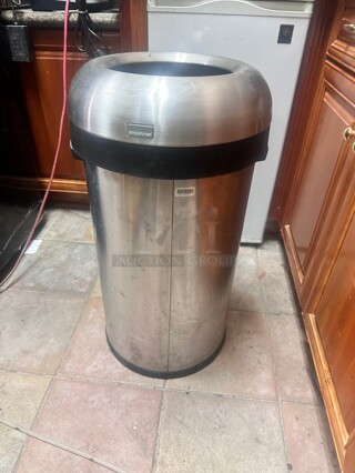 Simplehuman Stainless Steel Round Trash Container