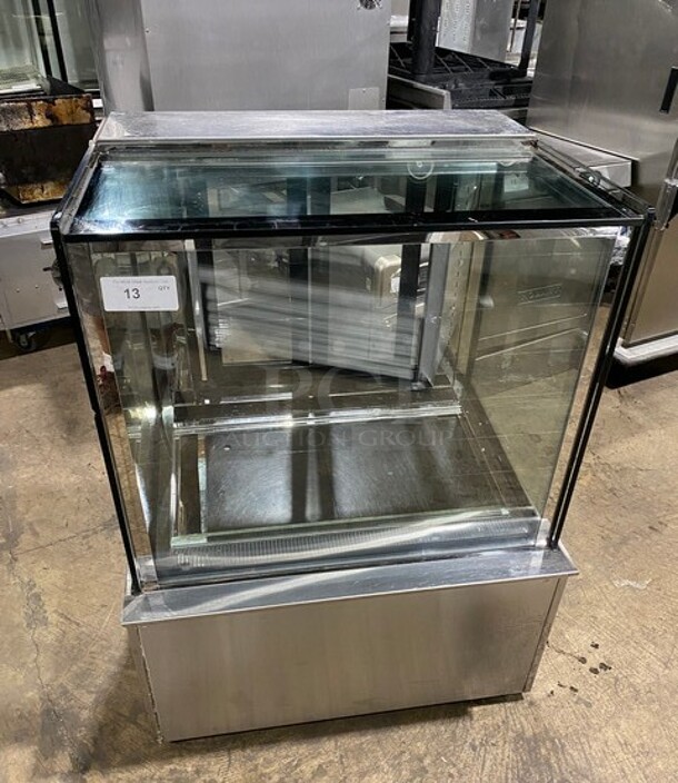 Marchia Commercial Refrigerated Bakery Display Case Merchandiser! With Rear Access Doors! Stainless Steel Body! Model: G300BF SN: 2008119S! 110V!