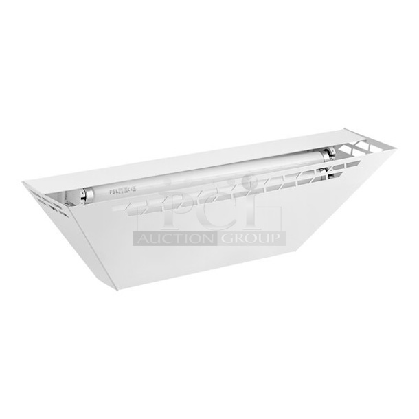 BRAND NEW SCRATCH AND DENT! Lavex 605WS30WDWH Zap N Trap White Wall Sconce Insect Light Trap with 2 Glue Boards, 1500 sq. ft. Coverage. 120 Volts, 1 Phase. 