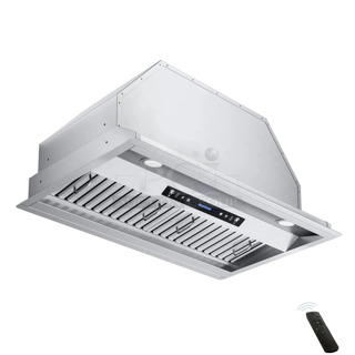 IN ORIGINAL BOX! IKTCH IKB02 Stainless Steel Range Hood. 110-125 Volts, 1 Phase. 