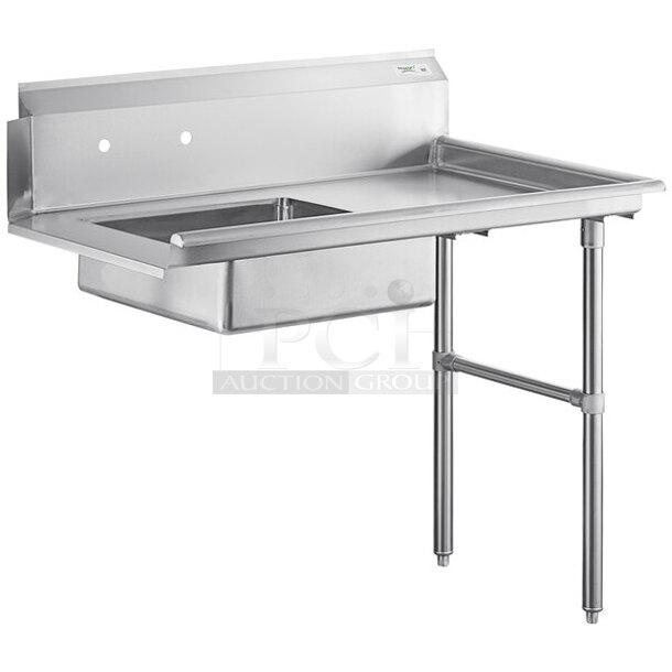 BRAND NEW SCRATCH AND DENT! Regency 600DDT48R Stainless Steel Commercial Dirty Side Right Side Dishwasher Table.