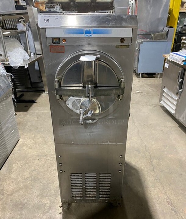 Taylor Stainless-Steel Air-Cooled Batch Ice Cream Machine! On Casters! MODEL 220-33 SN: J6120663 208/230V 3PH - Item #1118486