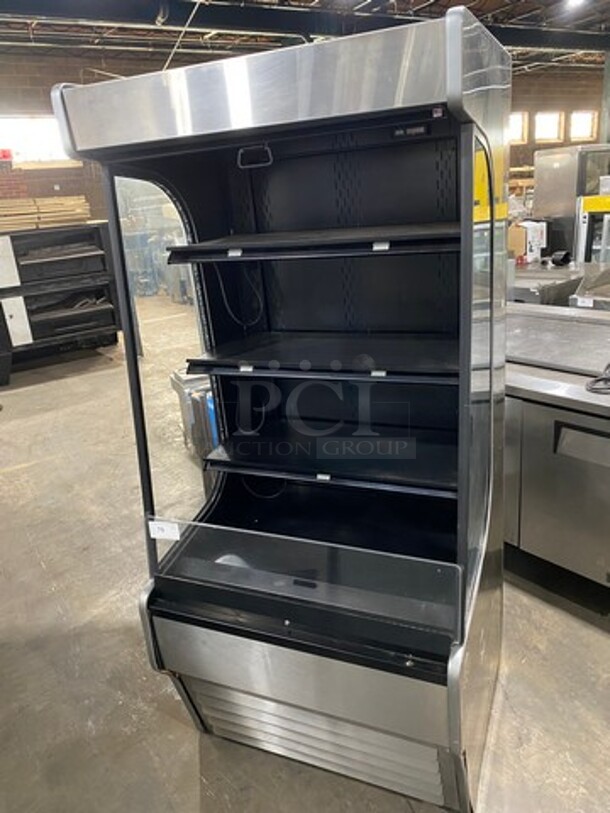 Structural Concepts Commercial Refrigerated Open Grab-N-Go Display Case! Solid Stainless Steel! Model: CO3678R SN: 728111GJ146878