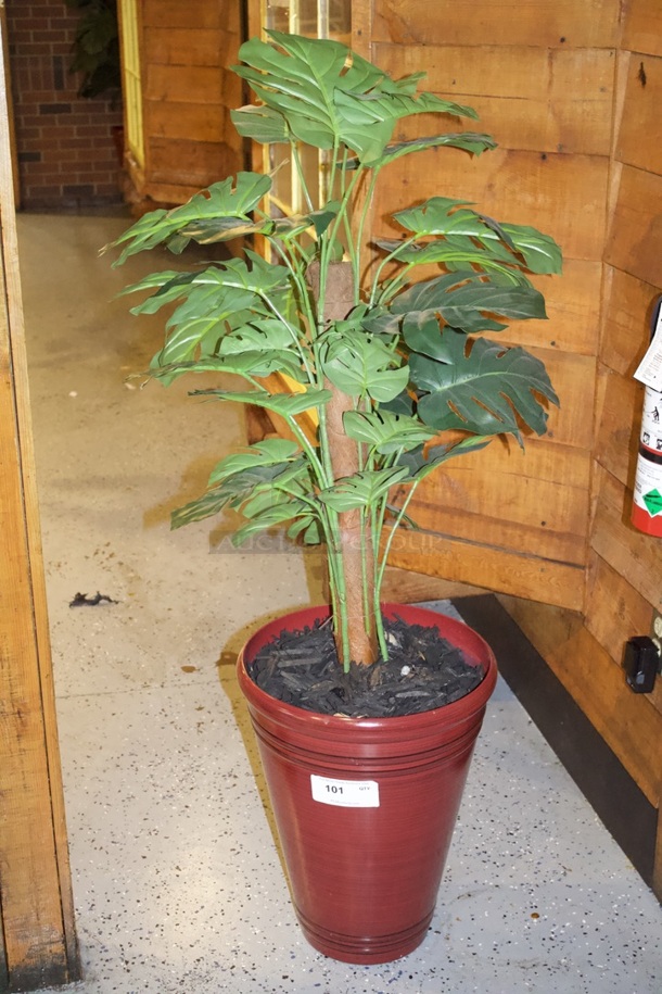 Artificial High Quality Tree With Pot. Approximately 48"