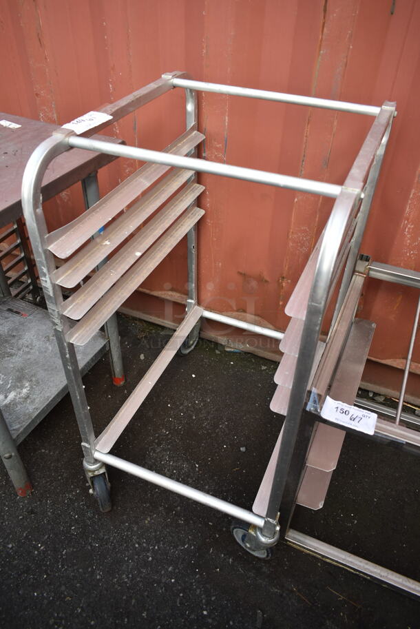 Metal Commercial Pan Transport Rack on Commercial Casters. - Item #1116982