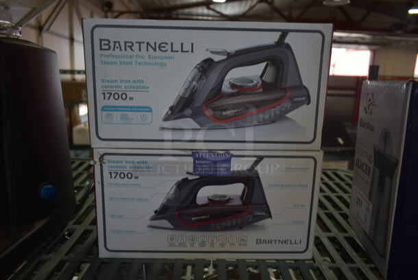 2 BRAND NEW IN BOX! Bartnelli Iron. 2 Times Your Bid!