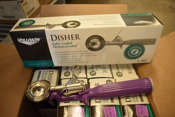 12 BRAND NEW IN BOX! Vollrath Stainless Steel Dishers. 8.5". 12 Times Your Bid!