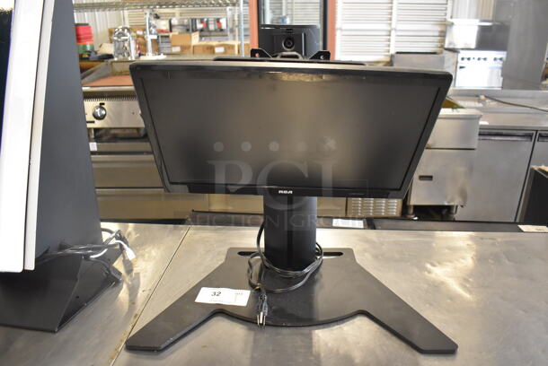 RCA 19" Monitor on Stand. 22x15x21