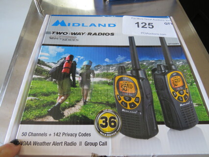 One Midland 2 Way Radio. 2XBID