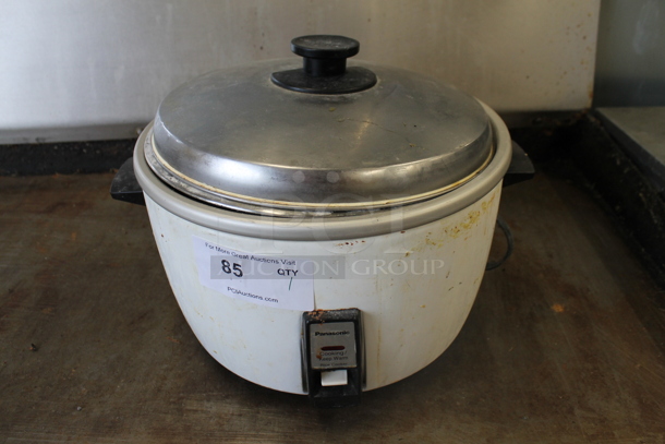 Panasonic SR-42HZP Metal Countertop Electric Powered Automatic Rice Cooker. 120 Volts, 1 Phase. Tested and Working!
