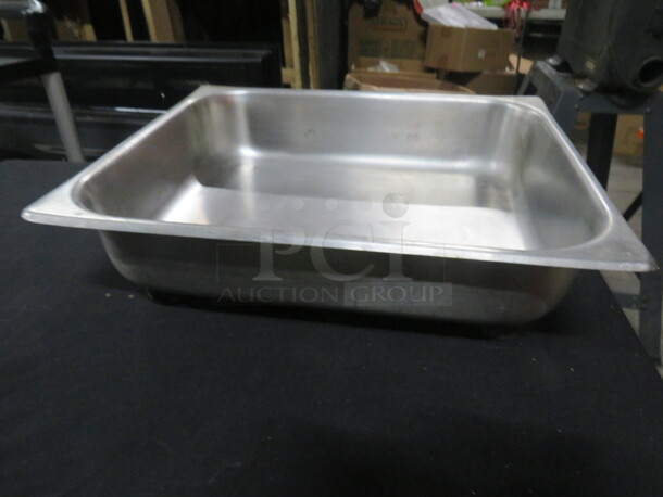 1/2 Size 2.5 Inch Hotel/Chafer Pan.